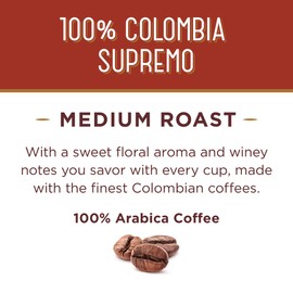 Don Francisco's Ground 100% Colombia Supremo, Medium Roast Coffee (12-ounce can)