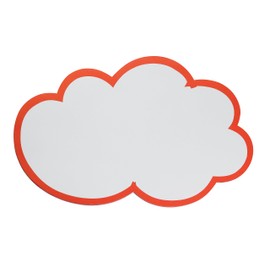 Franken UMZ WM Presentation Cloud Cards 14 x 23 cm Pack of 20 White/Red