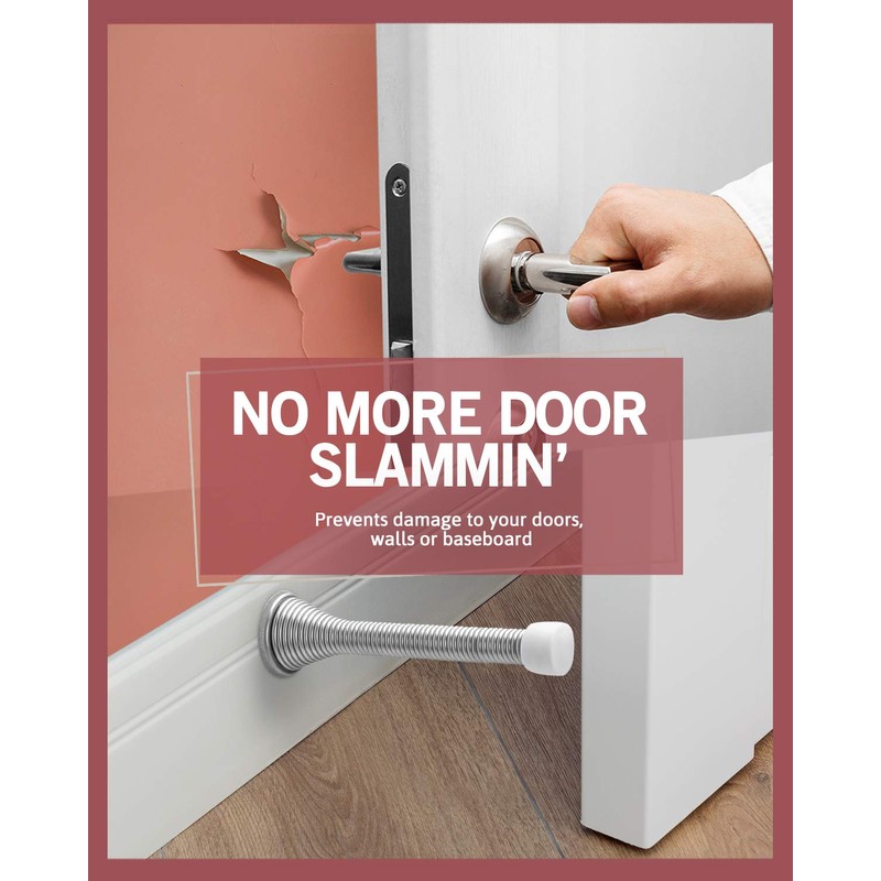 Jack N'Drill (3 ⅛) Rigid Door Stop (12 Pack) -