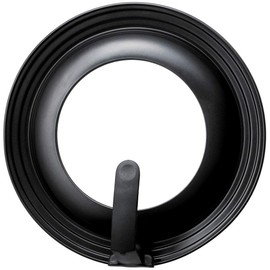 貝印 KAI ガラス フライパンカバー Kai House Select 26-30㎝ ブラック スタンド付 錆びにくい DW5627