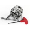 2-3/4 Inch Wood Lathe Chuck,4-Jaw Precision Self-Centering Keyed Lathe Chuck,Wood