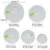 Bealuffe Microwave Covers for Food 5 PCS Microwave Splatter Lid