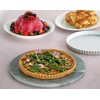 Chabrias Ltd Professional Silver Aluminium Loose Base Fluted Flan Tin,