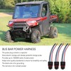 Busbar Power Wiring Harness, 6-Piece Impulse Power Plug Pigtail Connection