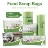 Codirom 100% Compostable Trash Bags, 13 Gallon, 49.2 Liter, 0.91