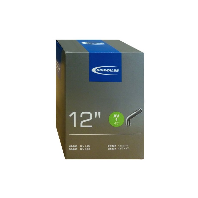 Schwalbe 47/62-203 Bicycle Inner Tube Black