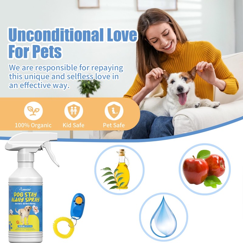 LARICEO 16.0oz Gentle Pet Training Solution for Dogs, Manages Urine