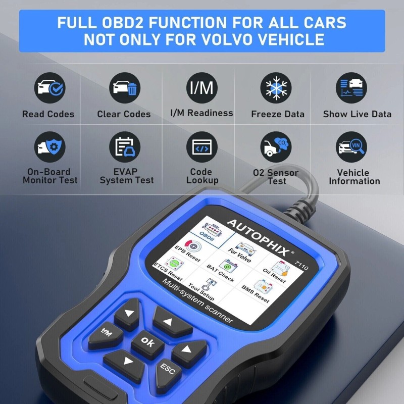 AUTOPHIX VOLVO S60 V60 V90 + Full-Service Diagnostic Code Reader