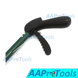 AAPROTOOLS 30 INCH Professional Standard Snake Tongs Reptile Grabber Rattle Snake Catcher Green Wide JAW HANDLING Tool A+ Quality