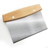 ROCKFEELTEE Multipurpose Bench Scraper, Dough Scraper and Dough Cutter for
