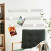 PYJLBX Magnetic Bulletin Board Strips Frameless Stainless Steel Iron Strips,