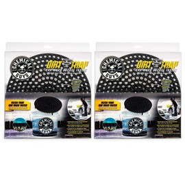 Chemical Guys Cyclone Dirt Trap Car Wash Bucket Insert Black Color (2 Pack) - DIRTTRAP01_02