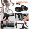 Cableet Bike Handlebar Tape with Carbon Effect Anti-Slip Shock Absorbing