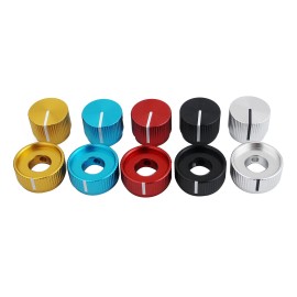 Guyker Guitar Aluminum Alloy Dual Concentric Control Knobs - Dome Volume Tone Stacke...