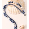 Pearl Beaded Necklaces for Women Double Strand Faux Pearls Bead