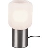 Reality Leuchten Nico R50591007 Table Lamp Metal Matt Nickel Alabaster