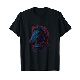 Astronaut Horse Digital Art T-Shirt