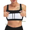 Sunzfly Women Square Neck Sport Bra with Removable Pads, Built-in