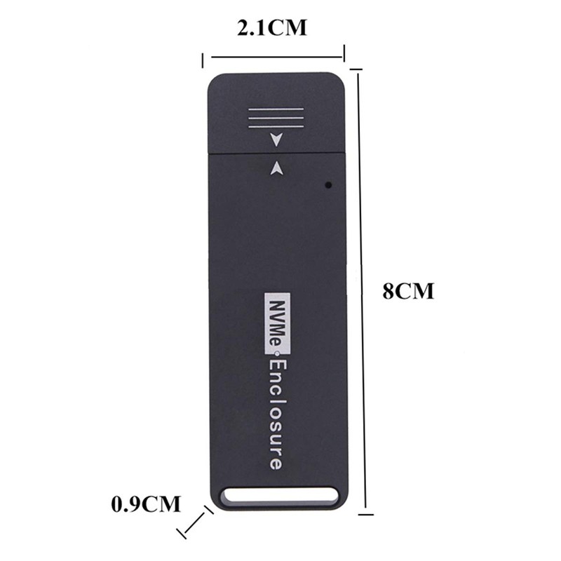 Xiwai USB 3.1 Gen2 10Gbps a NVME PCI-E M-Key unidad