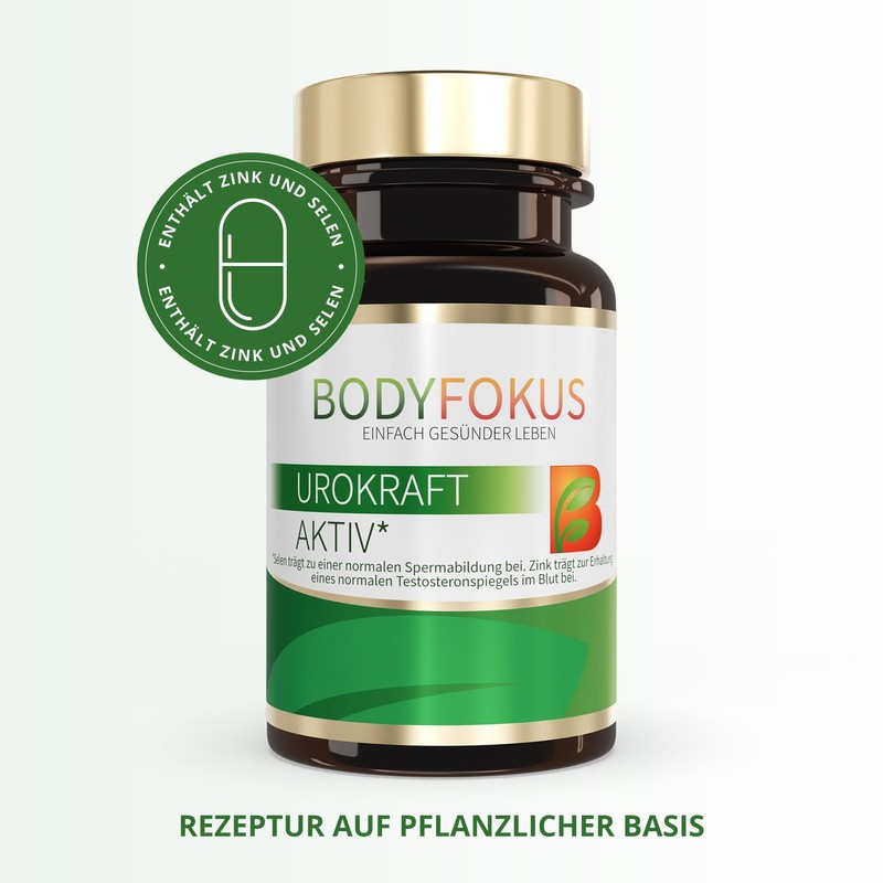 BodyFokus UroKraft Active | Unique Composition - 60 Capsules -