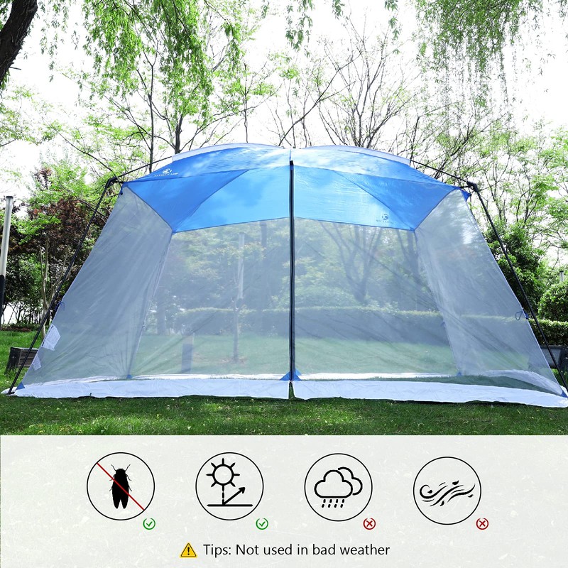 LET'S CAMP Screen House Tent 13"X 9",Netted Canopy Mesh Tents