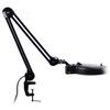 Desk Clamp Mount Magnifier Lamp Light Magnifying Glass Lens Diopter