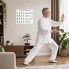 Tai Chi Chair Exercise Chart, Gentle Seated Exercises for Seniors