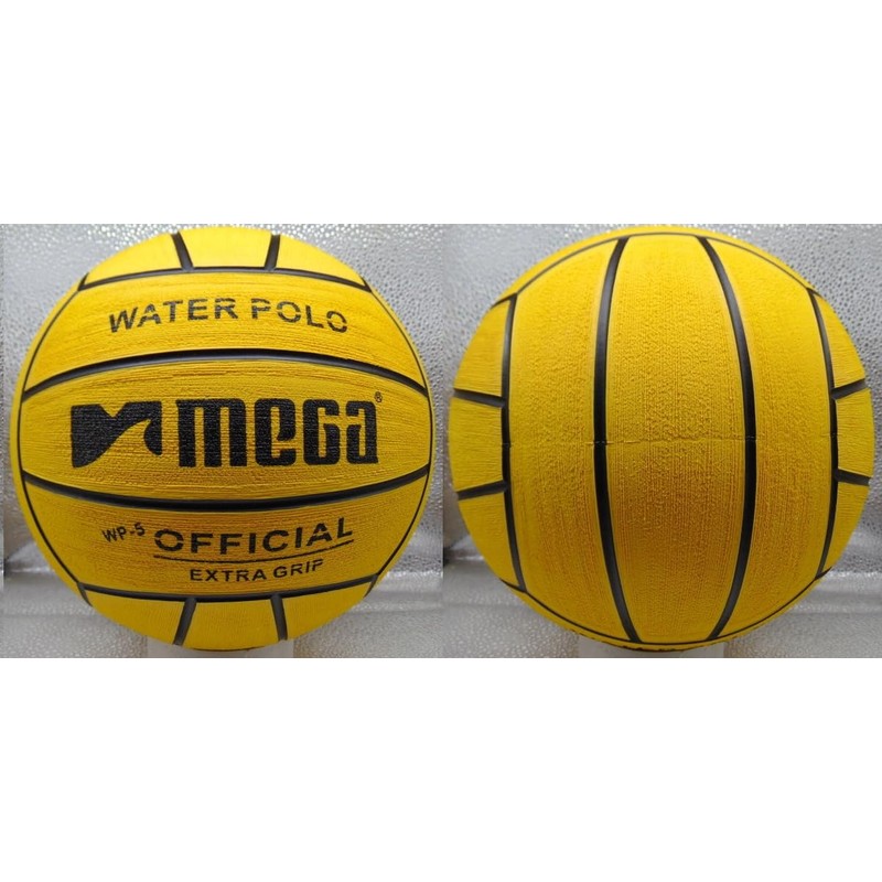 Mega Sport Water Polo Ball, Size 5, Yellow
