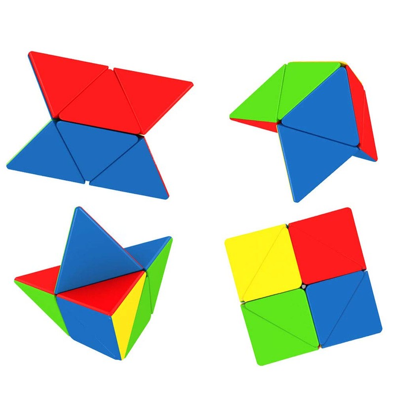 YongJun YJ 2x2 Pyramid Smooth Twist Cube Pyraminx 2x2 Jinzita