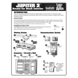 ParaGrafix Lost in Space - Jupiter 2 Decal Set for Stock Interior PGX122 For Moebius J2 Kit
