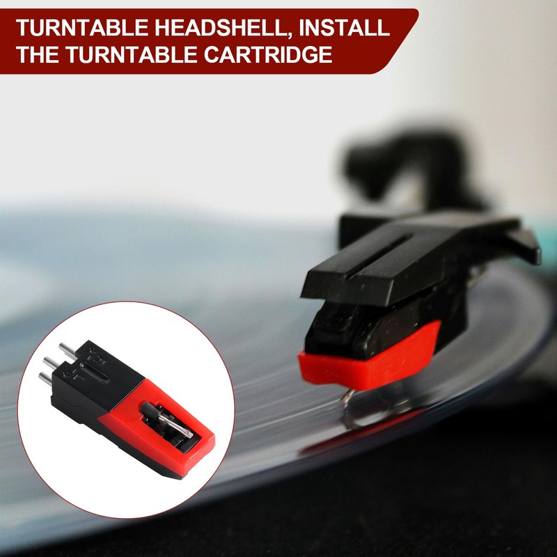 3pcs Universal Record Player Cartridge, Vinyl Turntable Cartridges Replacement Diamond
