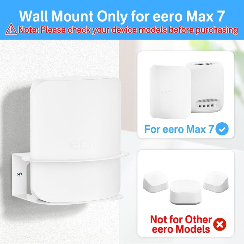 Metal Wall Mount for eero Max 7 Mesh Wifi Router