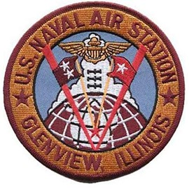 NAS Glenview Patch – Sew On, 4"