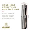 Kent 16TG Hair Dressing Table Comb Double Tooth, Graphite Fine/Wide