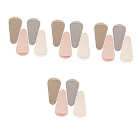 FOMIYES 4sets Manicure Scissor Covers Cuticle Tweezers Cap Nail Clippers 4pcs*4