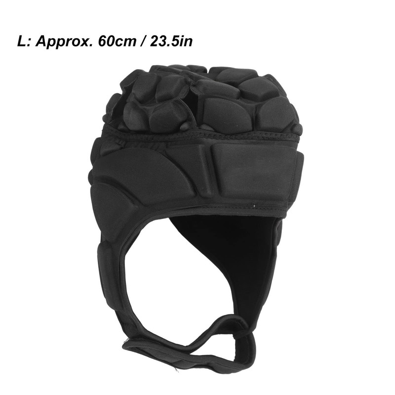 Rugby Cap Head Guard, EVA Protective Goalkeeper Helmet (L)