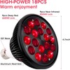 Red Light IR lamp, 22W, 18 LEDs, Infrared Therapy Device,