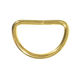 Paracord Planet D-Rings – Multiple Size Options – 1 Inch, 3/4 Inch, 1 1/4 Inch, 1/2 Inch – Choose from 5, 10, 25, 50, and 100 Piece Pack Sizes – Comes in Gold