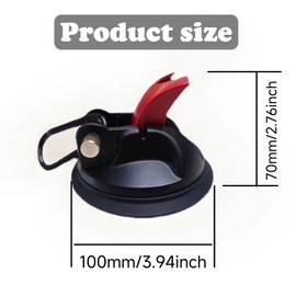 Pack of 2 suction cup hooks, increase the size of the suction cup and have a super suction power, for household camping, tent, caravan, awning, car tensioner, and on smooth whether