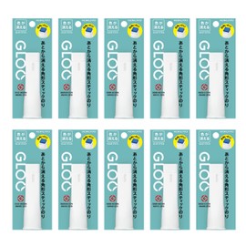 Kokuyo G311-1PX10 Glue Stick GLOO Color Disappears, Small, White, Set of 10