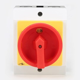 Boxonly Load Sealed Isolation Switch Box Waterproof Dust Main Control 380V Motor Power Cut-Off Switch 1Pcs 20A
