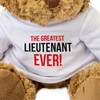 Big Red Egg THE GREATEST LIEUTENANT EVER - Teddy Bear