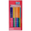 NATARAJ Bright Shades Full Size Colour Pencils & a Sharpener