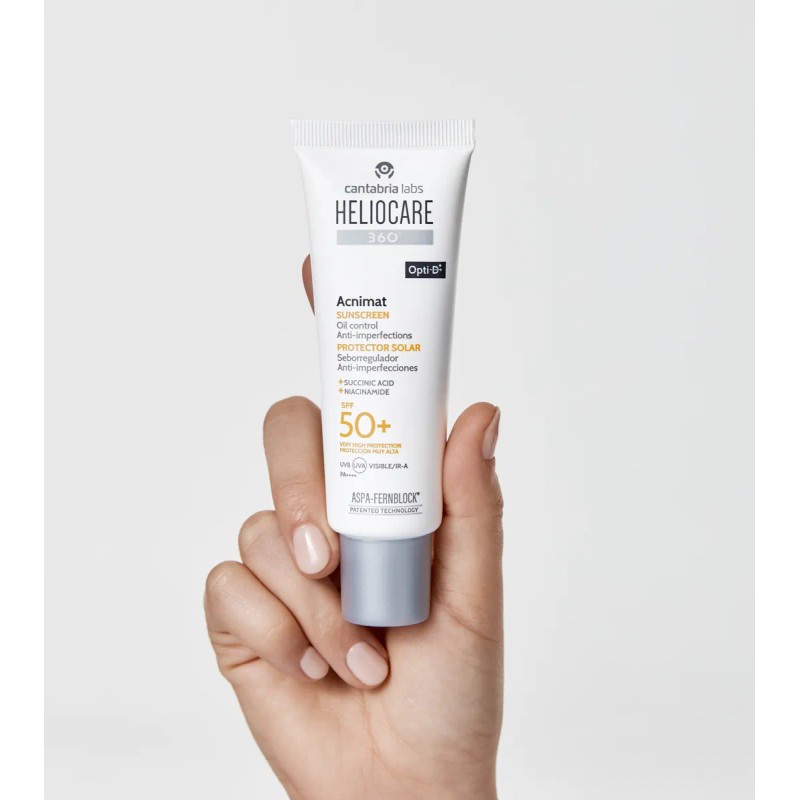 Heliocare 360 Acnimat Crema Invisible Fps 50ml Acné