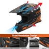 TCMT Unisex-Adult Motorcycle Full Face Off Road Helmet Dirt Bike
