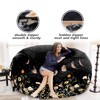 HOWSEESNOW 6FT Giant Bean Bag Chair Cover - Soft Fluffy