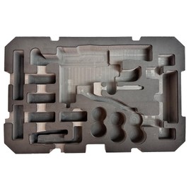 Hilmor CSCBFOAM Foam Storage Tray Precision Machined, Stackable EVA Foam for 1926598 Compact Bender and 1839015 Compact Swage Kits Fits 6.5" Storage Case REACH & PAHS (Bender Kit Packout)