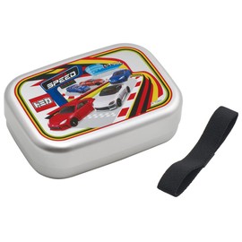 Skater ALB5NV-A Lunch Box, 12.5 fl oz (370 ml), Tomica 23 Aluminum, Compatible with Thermal Storage Box, For Kids, Made in Japan