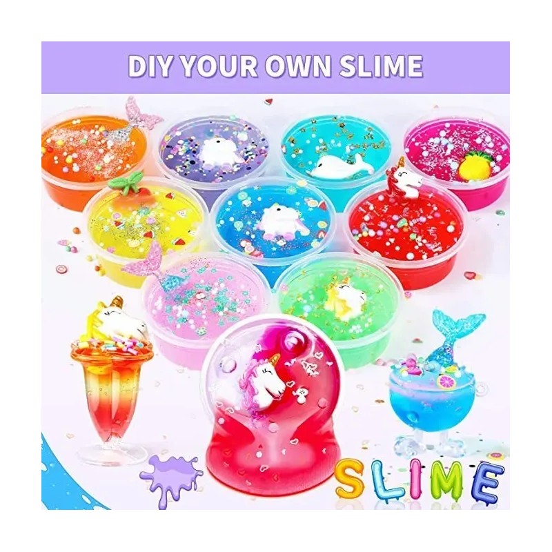Kit De Fabricación De Slime De 108 Pz Para Niñas