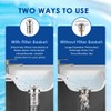 Bathroom Sink Stopper with Hair Catcher, Universal Pop-Up Drain Strainer